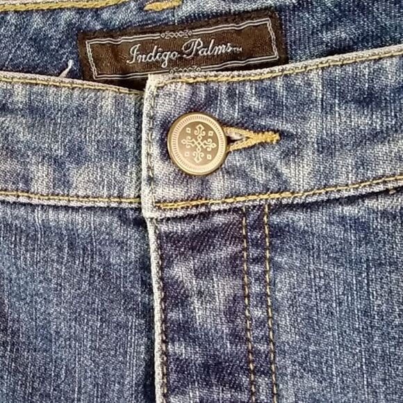 Vintage Indigo Palms Women's Jeans Size 10R - Picture 6 of 11